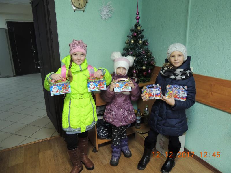 Новогодние подарки от главы сельского поселения Калиновское